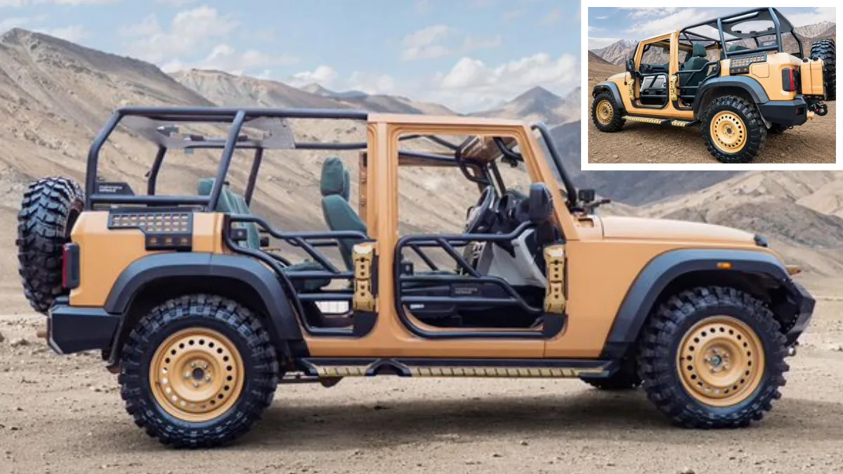Mahindra Unveils a New Defense-Spec ATV Based on the Thar Roxx
