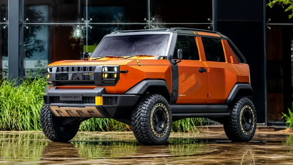 Mahindra Unveils Patented Design for Vision SXT