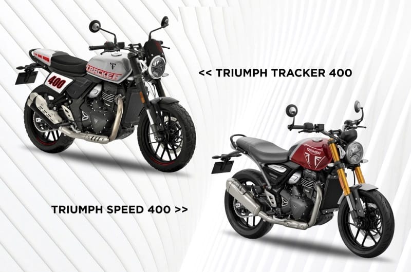 Triumph Lowers Prices for Speed 400 and Tracker 400 in India