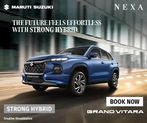 Maruti Suzuki NEXA Grand Vitara - the future feels effortless with Strong Hybrid. Book now.