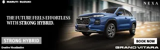 Maruti Suzuki NEXA Grand Vitara - the future feels effortless with Strong Hybrid. Book now.